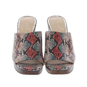 Jessica Simpson Women's Snakeskin Wedges Boho Coastal Cowgirl Weatern